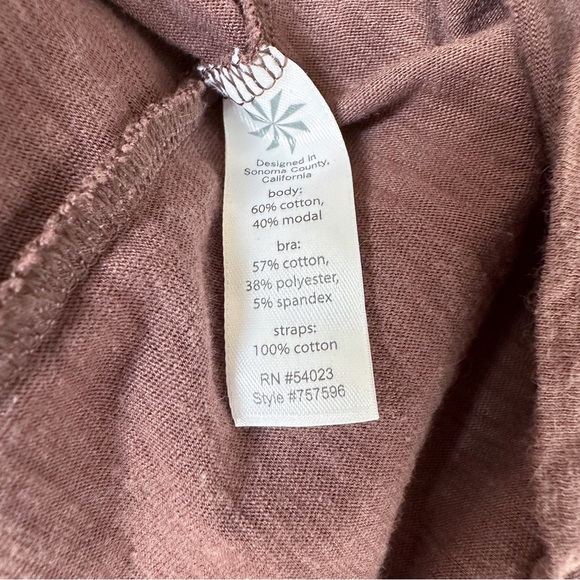 ATHLETA crisscross strappy sundress in chocolate brown, S. - Picture 7 of 10